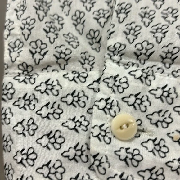 JCrew size 4 Floral black block print tunic. - Picture 4 of 6